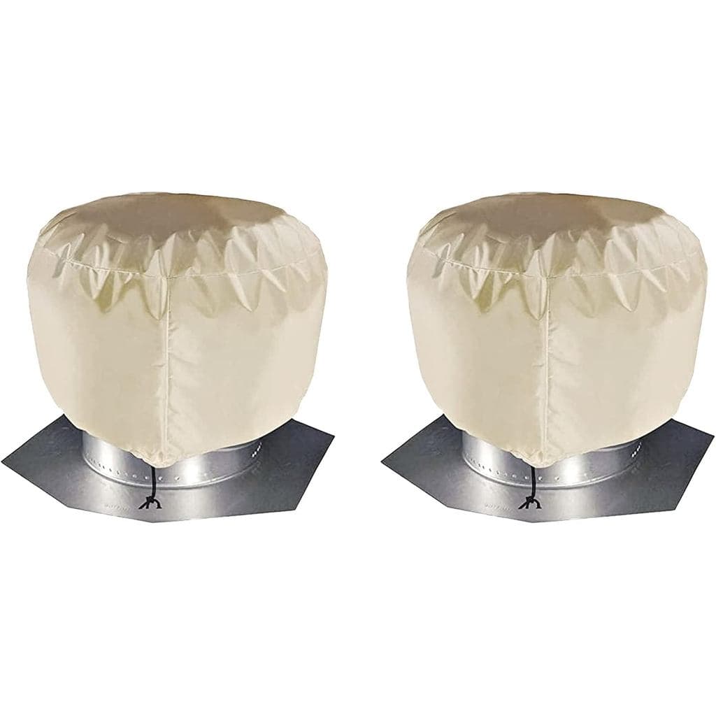 Capa de Ventilação de Telhado para Turbina Nopwer - Protetor de Lona para Capôs de Turbina de Telhado 20" x 20" 2 Peças