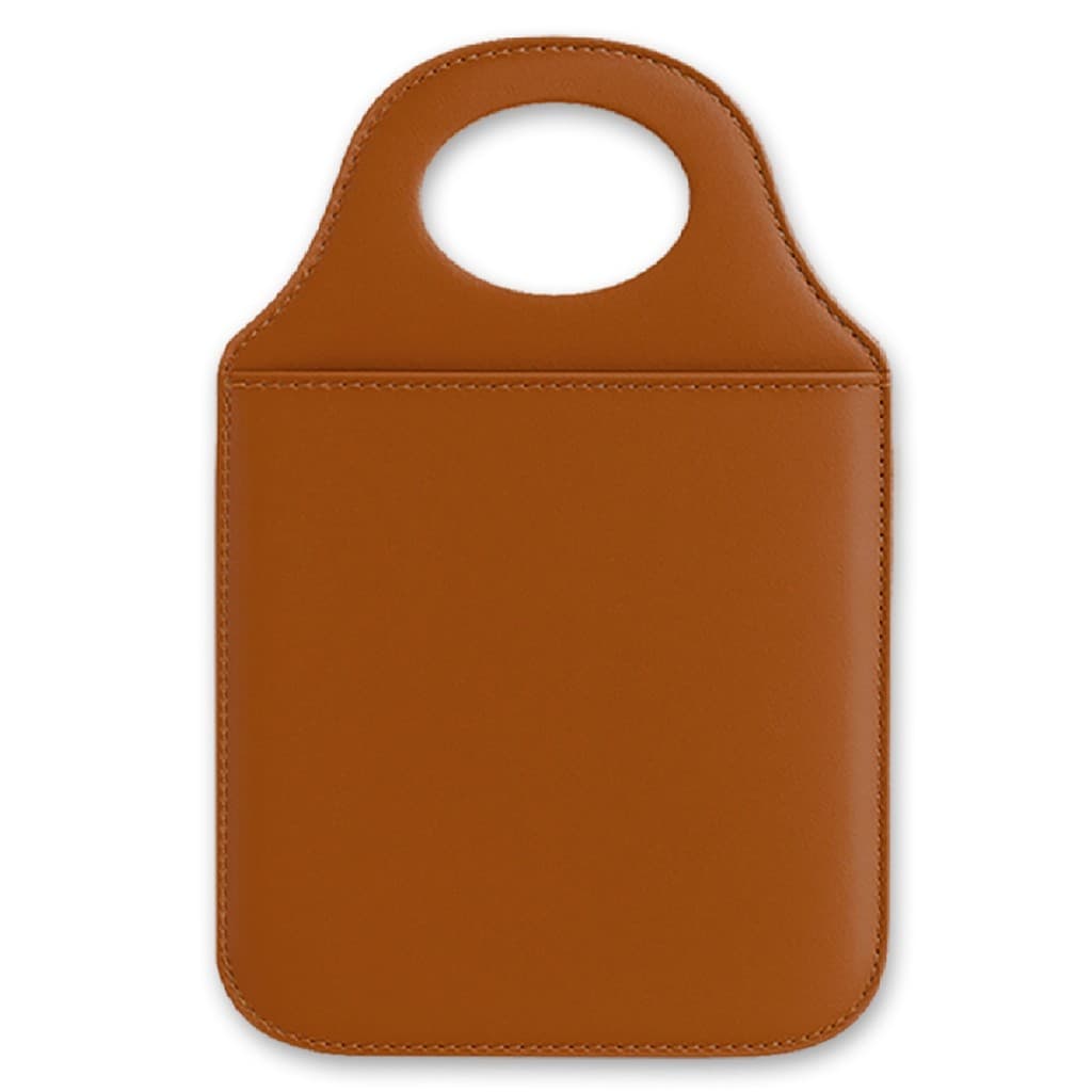 Bolsa Organizadora Lixo de Carro em Couro com Costura Reforçada Acessório Organizador Veicular