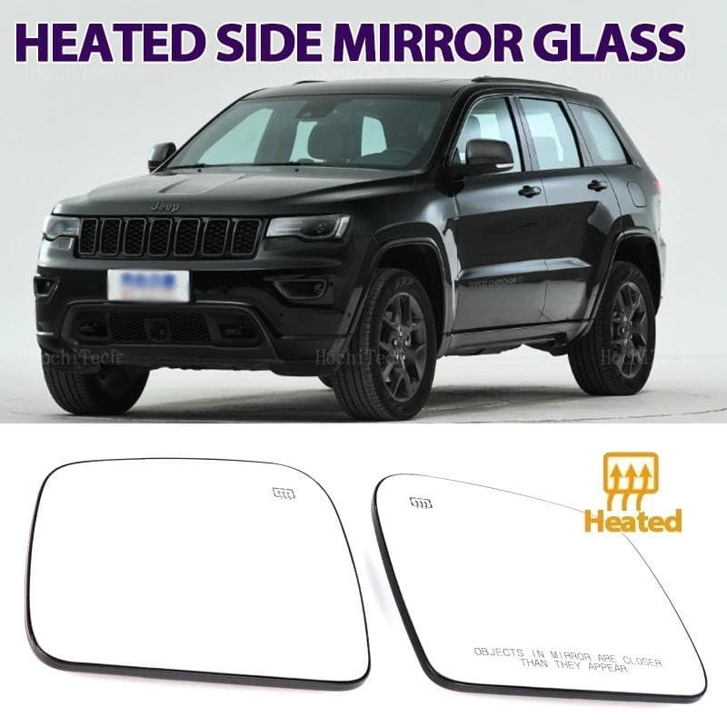 Apto Para Jeep Grand Cherokee 2011-2022 Carro Lado Esquerdo Ou Direito Asa Espelho De Vidro Retrovisor Do Acessórios Vis