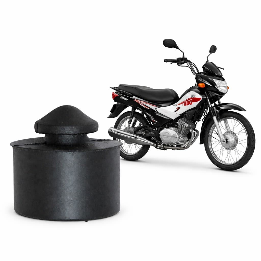 Borracha Coxim Fixação Assento Redondo Honda Pop 100 110