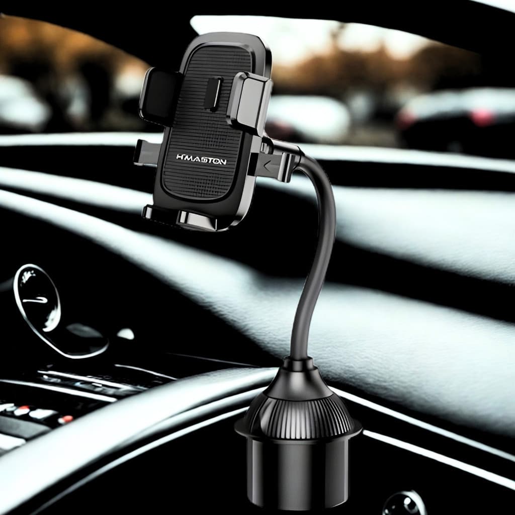 Suporte para celular Base De Copo [Sem trepidação] Suporte para celular para carro, suporte ajustável 360°