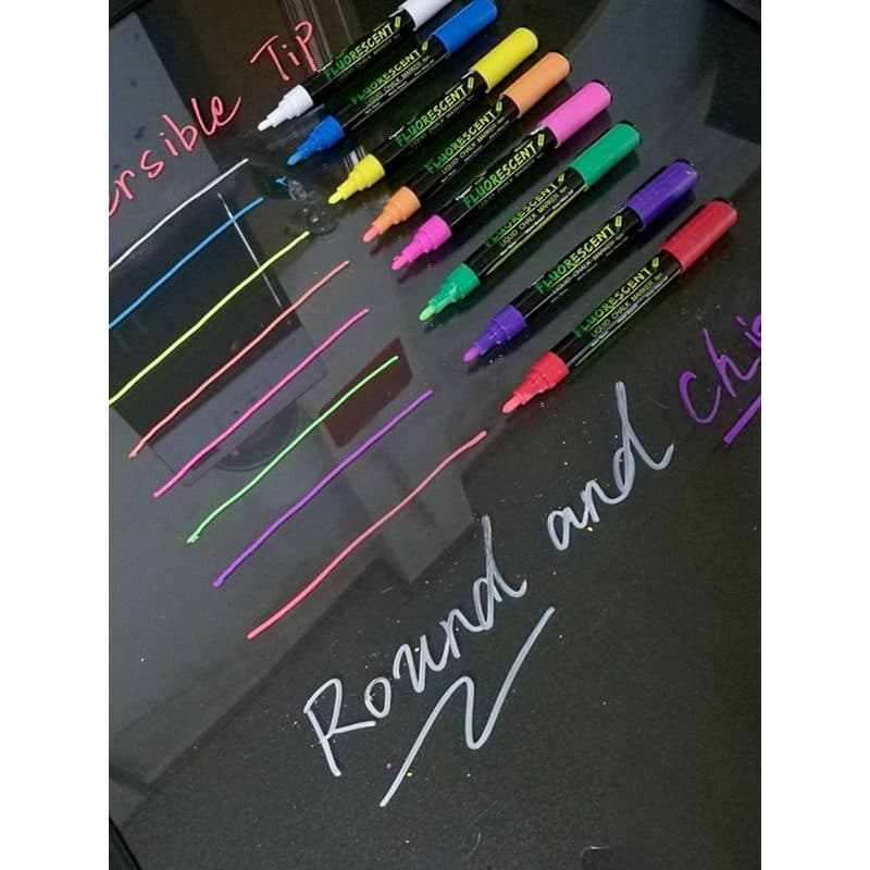Yueyang 1.0MM marcador eletrônico caneta apagável marcador à base de água DIY caneta pintada à mão giz líquido caneta qu