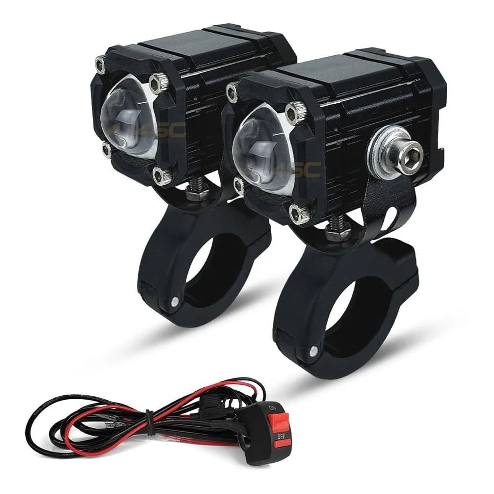 Farol Milha Led U94 Strobo Neblina Milha Prova D'agua (Par)