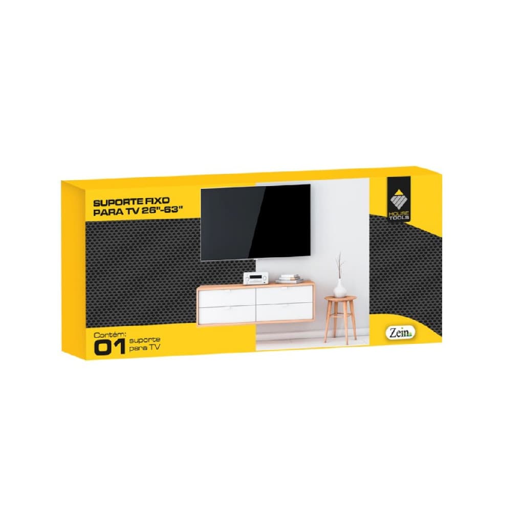 Suporte de TV para TVs de 23 a 63 polegadas Instalação Fácil