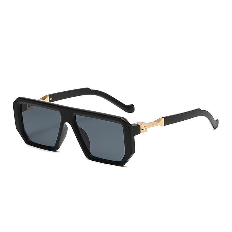 Óculos de sol quadrados poligonais retrô, lentes coloridas em estilo jelly para mulheres, proteção UV400, marca renomada