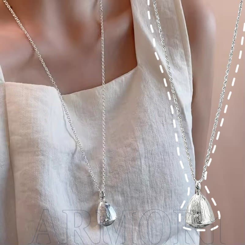 Colar De Pinha Prateada Para Uso Diário | Pingente De Liga De Cristal Com Corrente Versátil , Design Minimalista Ocasiõe