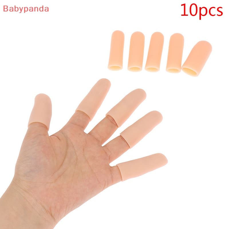 [Babypanda] 10 Unidades/Conjunto Tubo De Gel De Silicone Protetor De Dedo Para Mão Alívio Da Dor Polegar