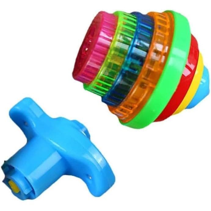 Bonito 1 Peça De Topo Giratório Multicolorido Iluminado Piscando Giroscópio Com Tops Iluminados Spinner Light Up Spinnin