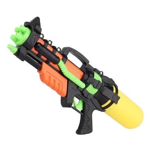 Arma De Água 41cm Em Plástico Verão Praia Infantil Revolver