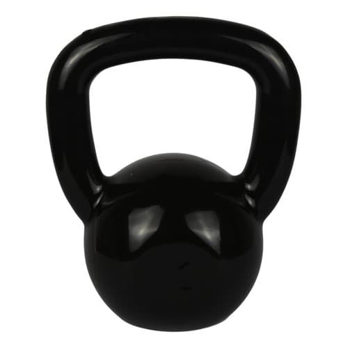 Kettlebell 4kg Emborrachado Preto Crossfit cross training