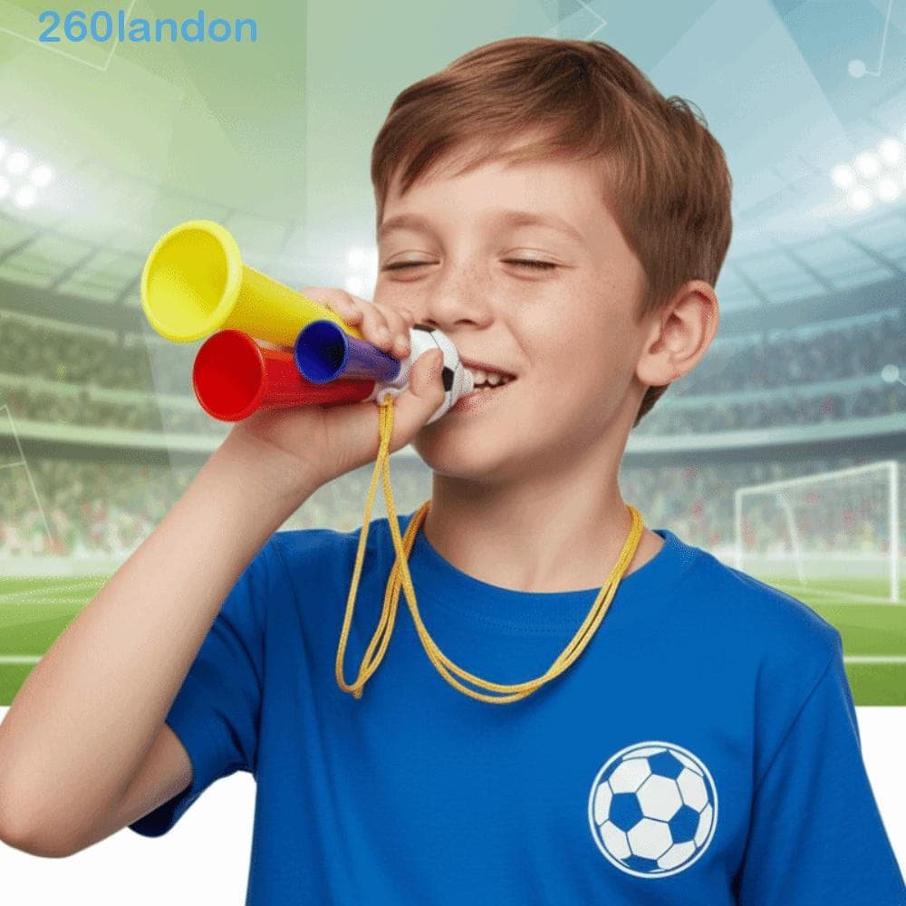 LANDON 12 PCS Buzina De Ar Pequena De Tom Duplo , Pingente De Mini Trompete À Prova D'água De Plástico , Desenho Animado