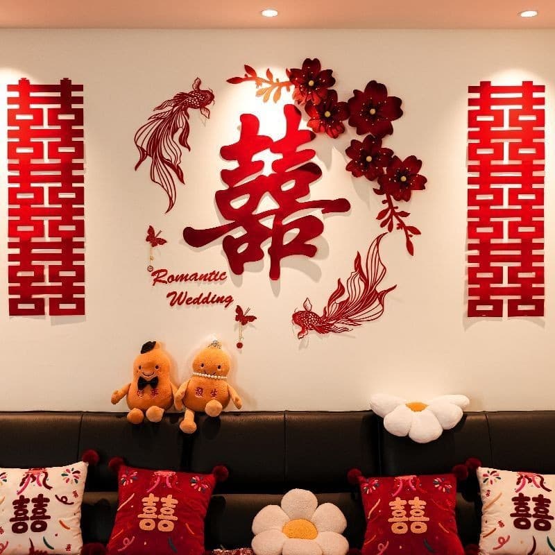Masculino feminino sala de casamento criativo kt placa decoração arranjo casamento sala estar sofá fundo parede conjunto
