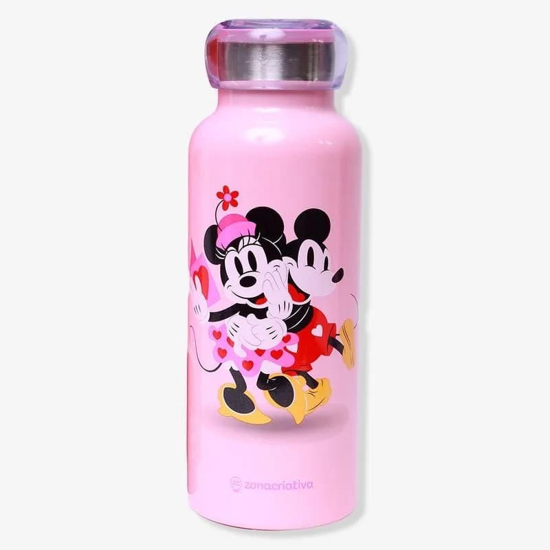 Garrafa Térmica Bubble Mickey e Minnie 500ml ZonaCriativa