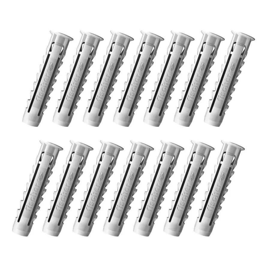 100 Unidades Bucha De Nylon Sx 6 Fischer