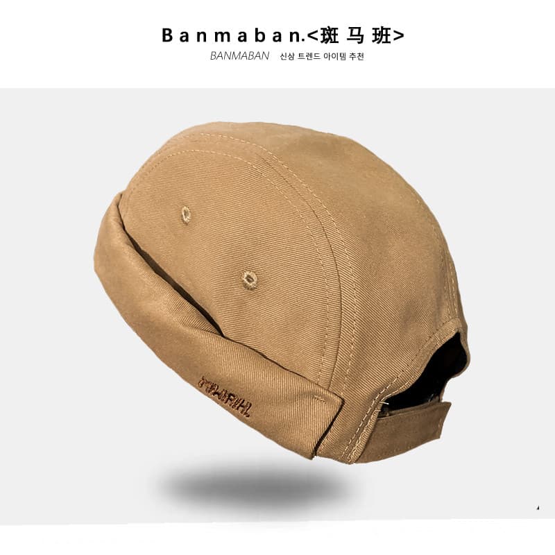 Retro americano ferramentas Edgeless senhorio Yuppie chapéu de pele de melão sem aba chapéu frio Hip Hop melancia chapéu