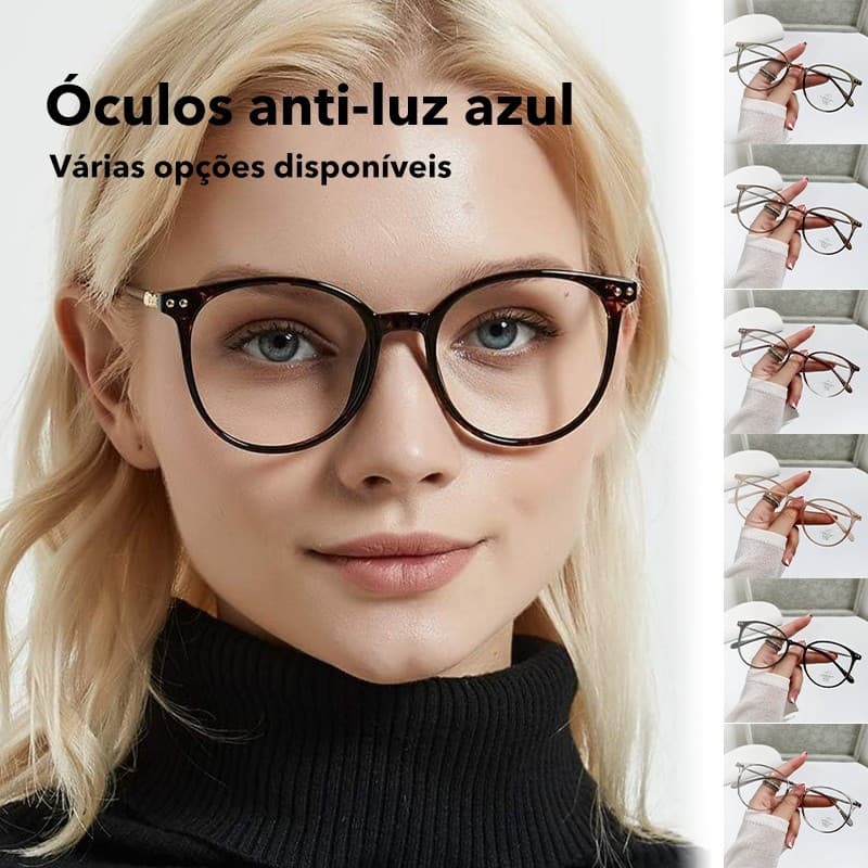 Óculos de luz Anti-azul UV400, proteção óptica de proteção ocular de computador, unissex