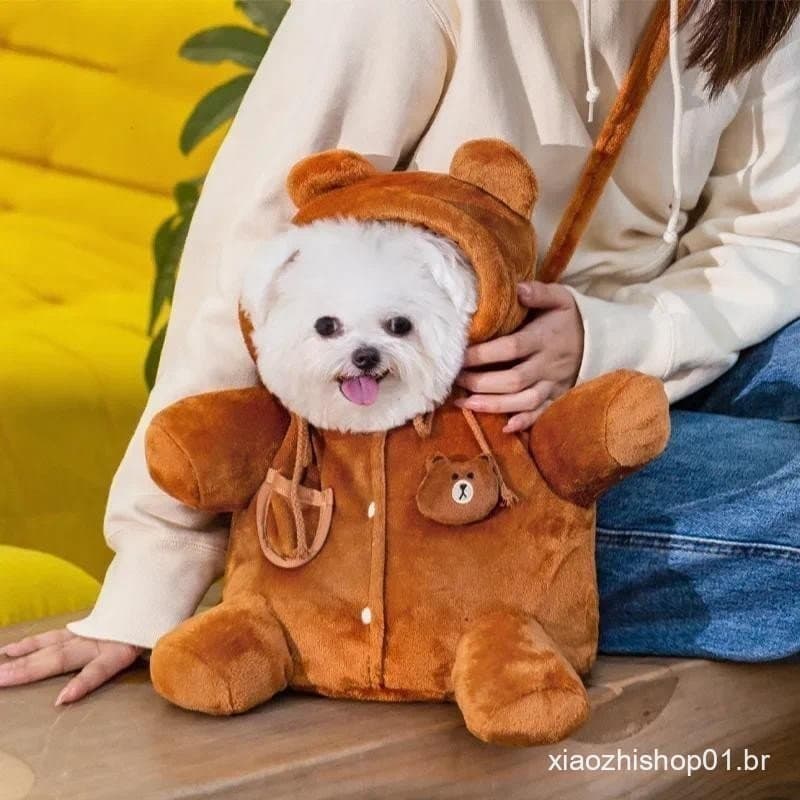 Bolsa Para Cachorro E Gato , Outono Inverno , Quente À Prova De Vento , Crossbody Fofa , Mochila Gatos , Suprimentos Ani