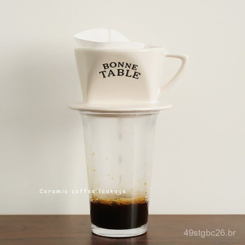 Aproveite o estilo de vida aconchegante: Cafeteira de cerâmica estilo nórdico de qualidade de exportação, filtro para ch