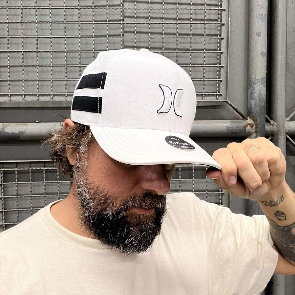 Boné Hurley Snapback Block H2O-DRI Branco