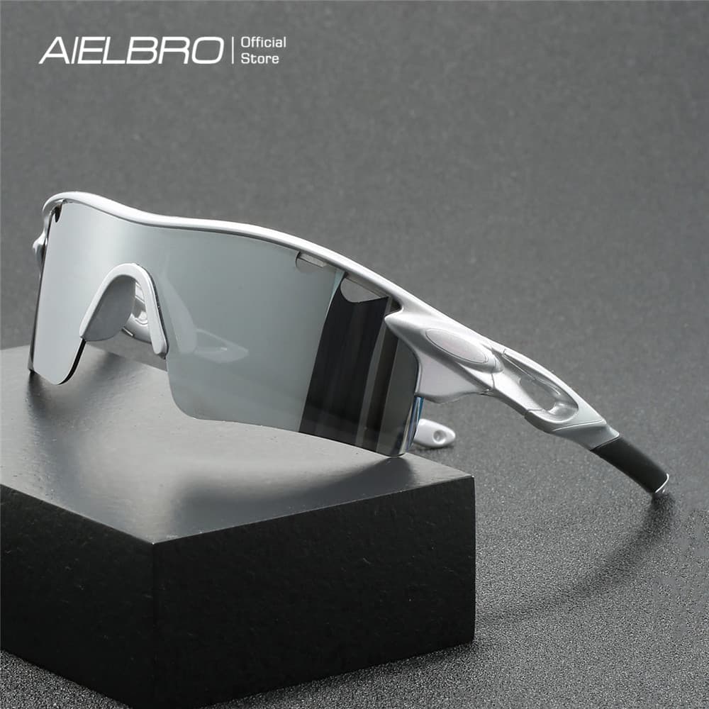 AIELBRO Óculos De Sol Para Bicicleta , Corrida , Mulheres E Homens , Originais , Motocicleta , Esportes