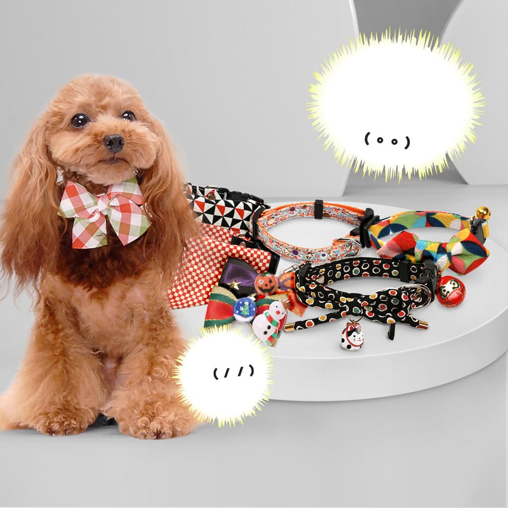 Loja de porco branco meu cachorro diferente japonês amok coleira de cachorro ornamentos suprimentos para animais de esti