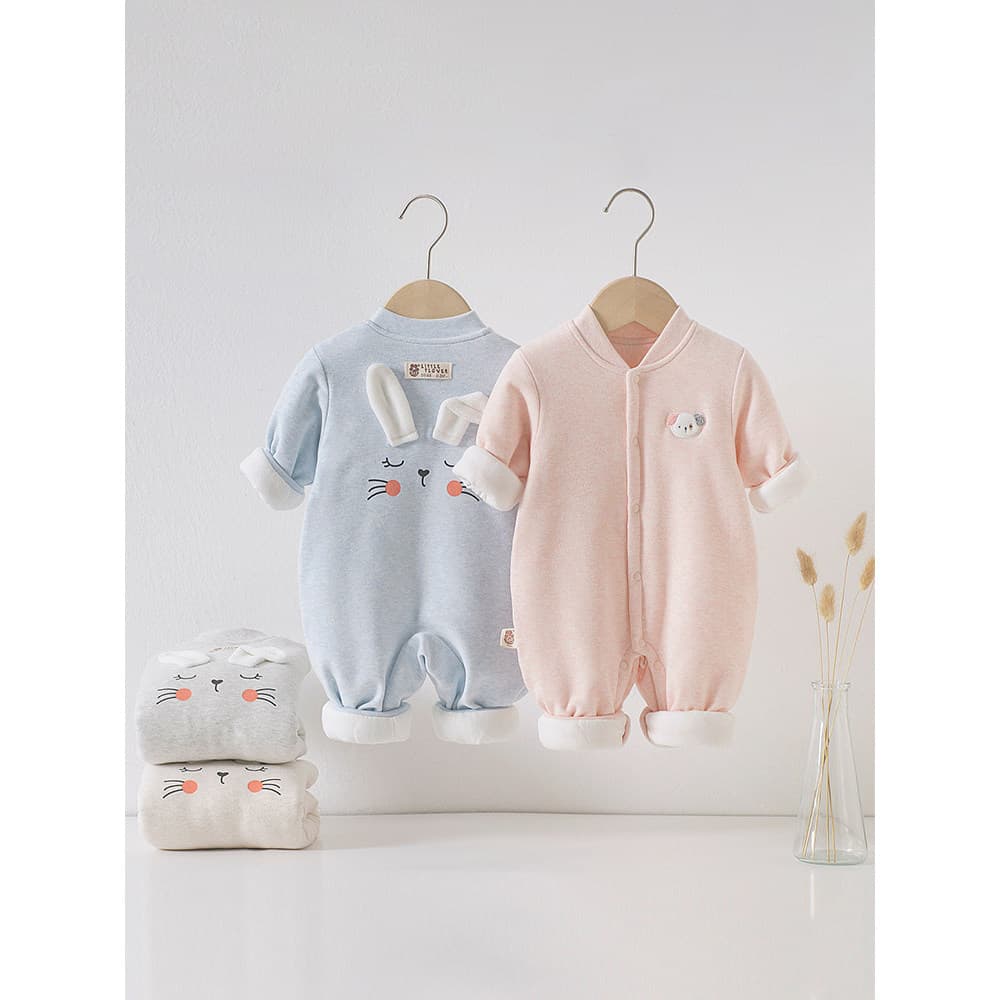 Bebê primavera outono macacão recém-nascido Close-Fitting Base desossado macacão outubro bebê dos desenhos animados maca