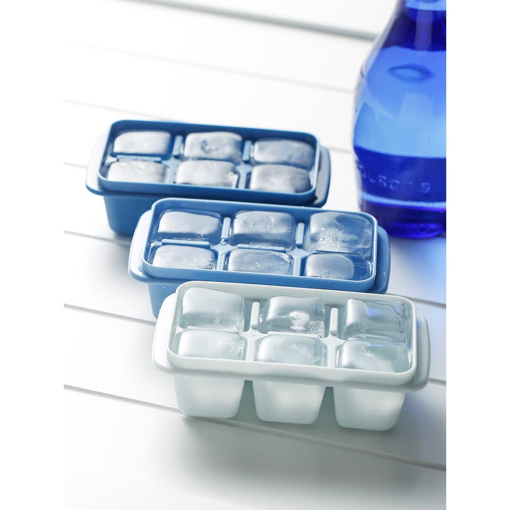 Molde de cubo de gelo doméstico Mini bandeja de gelo caseiro molde de gelo caixa de cubo de gelo congelamento rápido cai