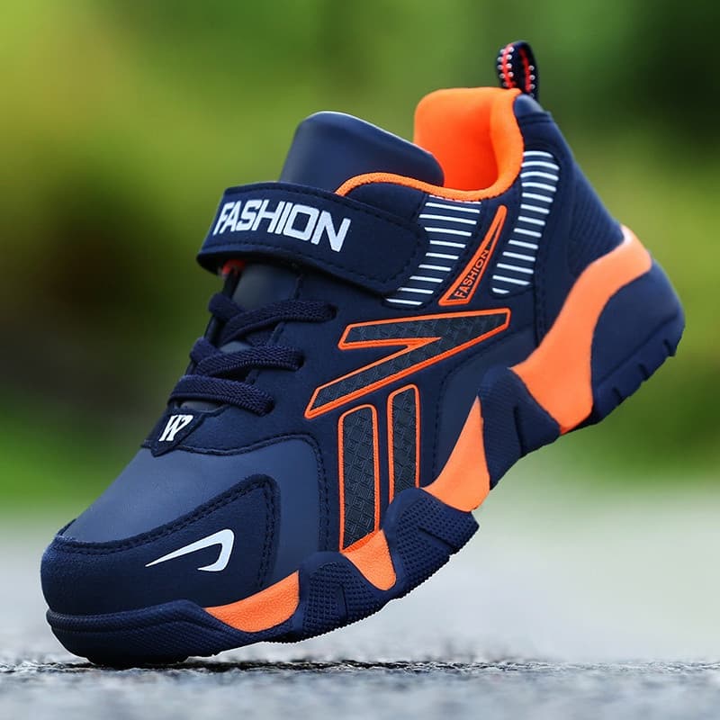 Tênis Infantis , Sapatos Para Meninos , Calçados Esportivos Meninas , Couro De Inverno , À Prova D'água Casuais Caminhad