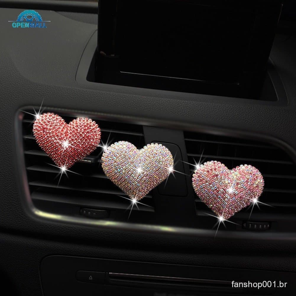 OM Diamante Forma Requintado Decoração De Carro Interior Ornamento Acessórios