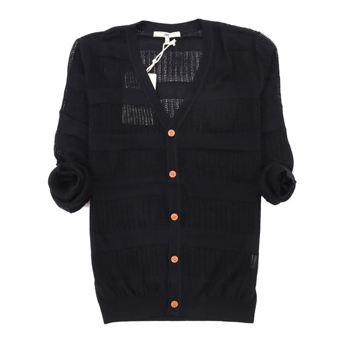 JIM ''S JIM'S roupas masculinas genuínas nova moda Casual estilo fino oco Cardigan camisola JHS111191