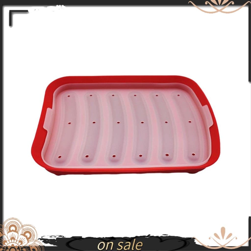 [Vendas Quentes Y] Red-6 Em 1 Máquina De Salsicha DIY Molde Fazendo Cachorro-Quente Feito À Mão Presunto De Silicone Ali