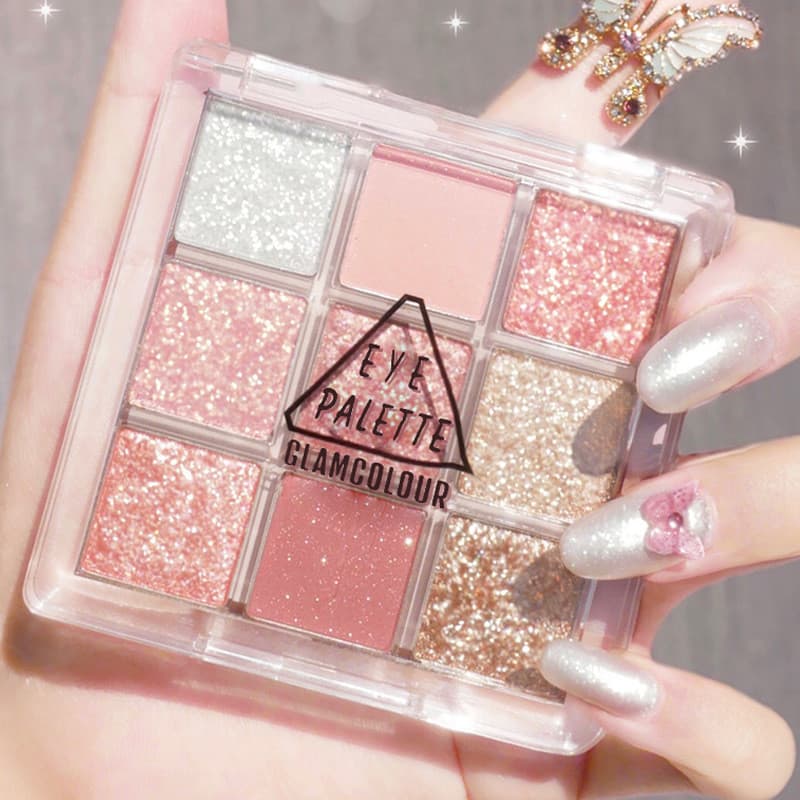 Sombra para os olhos Lista de venda quente Flash Diamond Eyeshadow Palette 2025 Novo estilo Daily Light Makeup Artist De