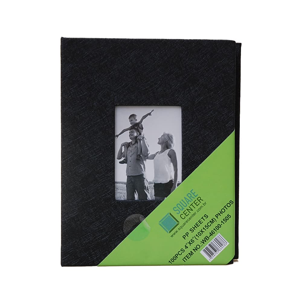 Álbum Para 100 Fotos 10x15 Capa Texturizada Square