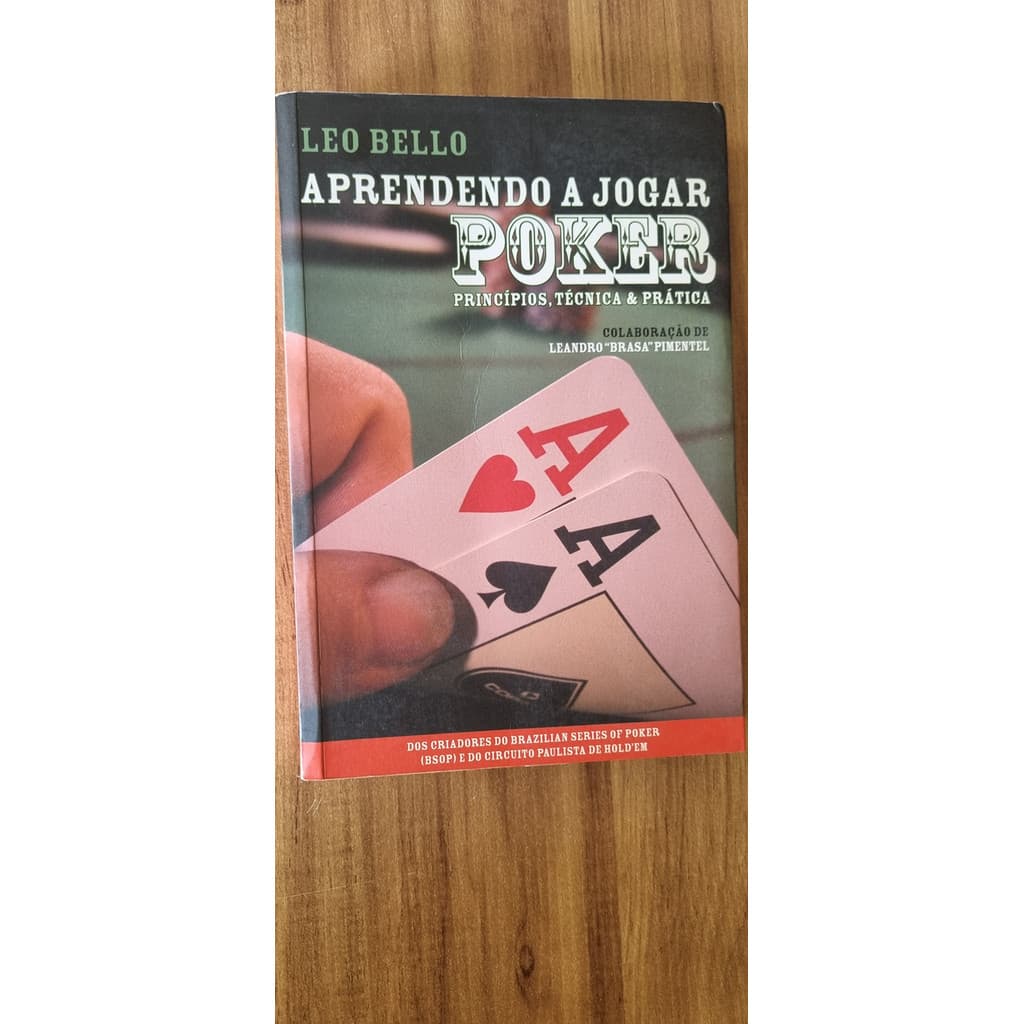 Livro Aprendendo A Jogar Poker, Leo Belo, Editora Nova Fronteira 2008