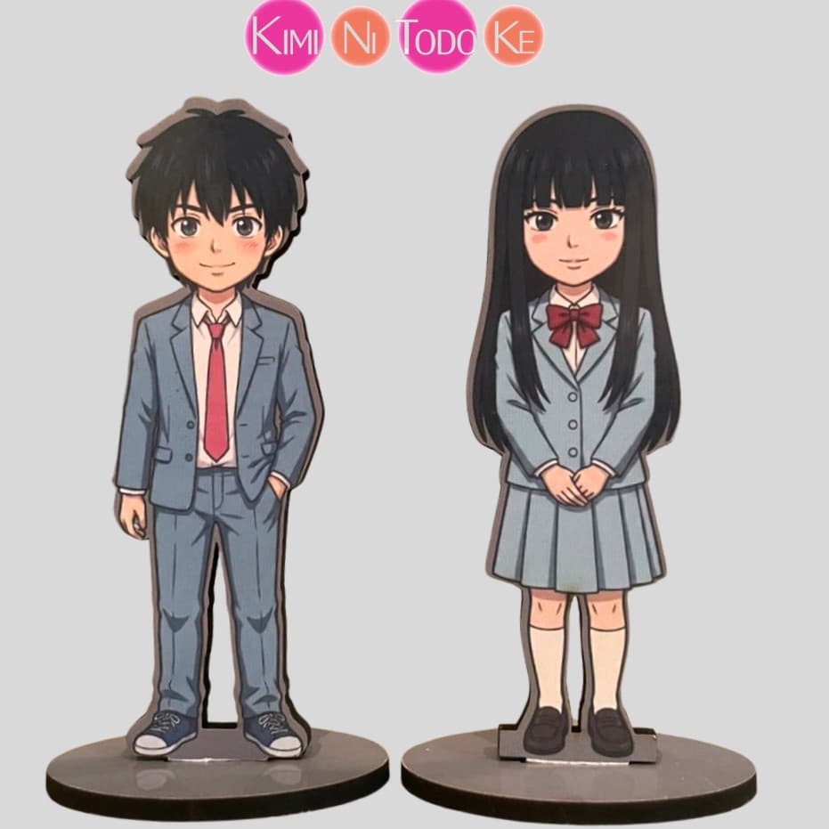 Display Kimi no todoke anime Sawako kuronuma e Shota Kazehanya decoração presente action figure