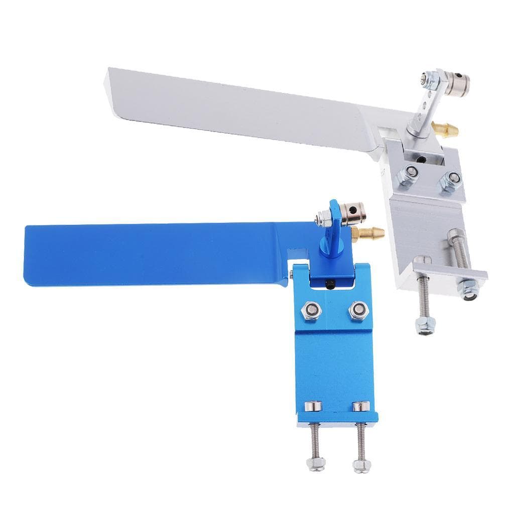 [hellery] Liga De Alumínio 95mm RC Barco Leme Captador De Água Absorvente Direção Azul