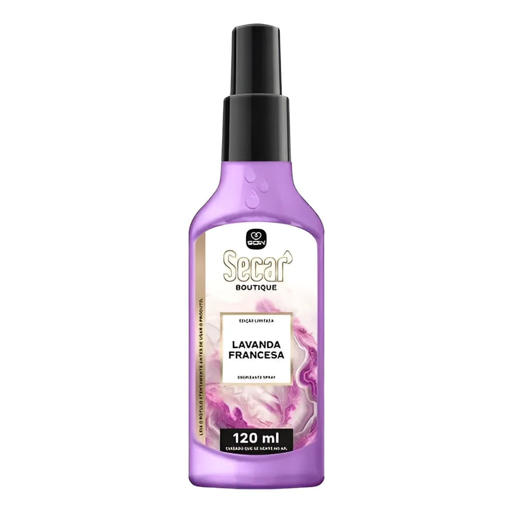 Limpador Odorizante Spray Perfumado Boutique 120ml Secar