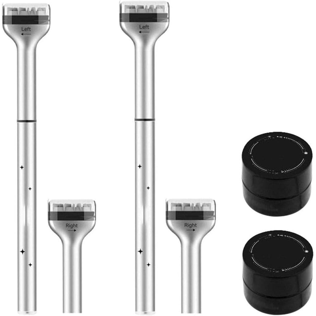 Kit de Carimbo para Cílios Inferiores, Carimbo para Cílios Inferiores, Conjunto 2 em 1 de Delineador e Carimbo para Cíli