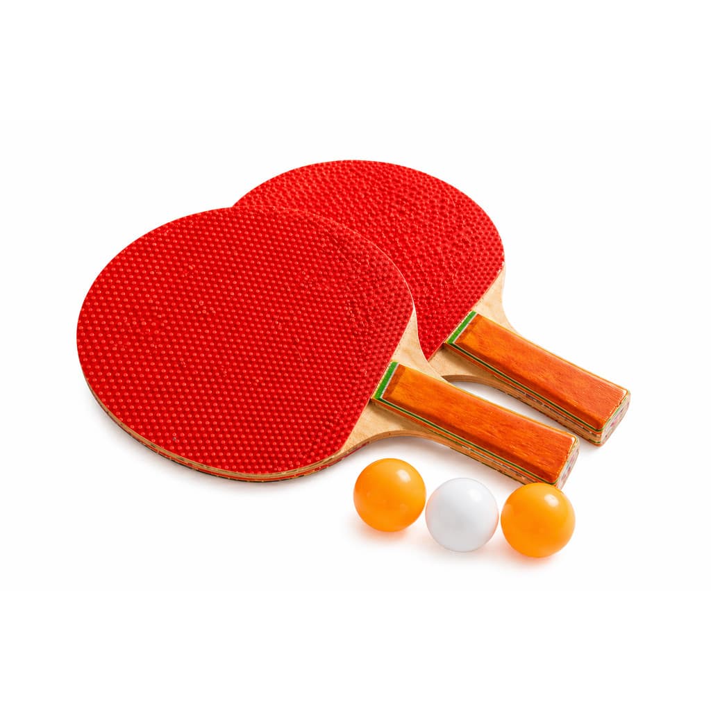 Kit Tênis de Mesa 2 Raquetes + 3 Bolas Ping Pong Lazer Esporte