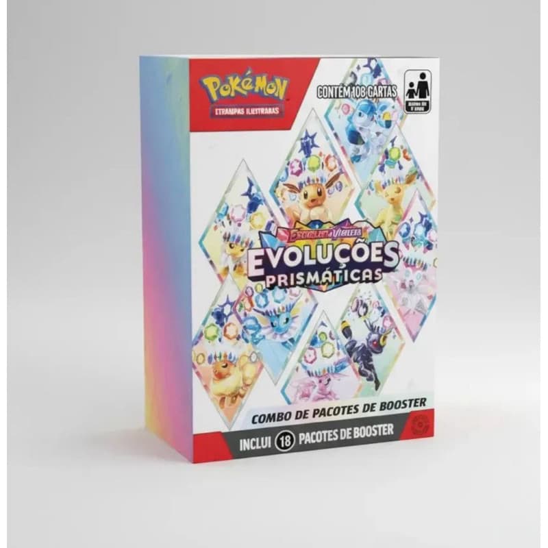 Combo Booster Evoluções Prismáticas EV8.5-Pokémon TCG