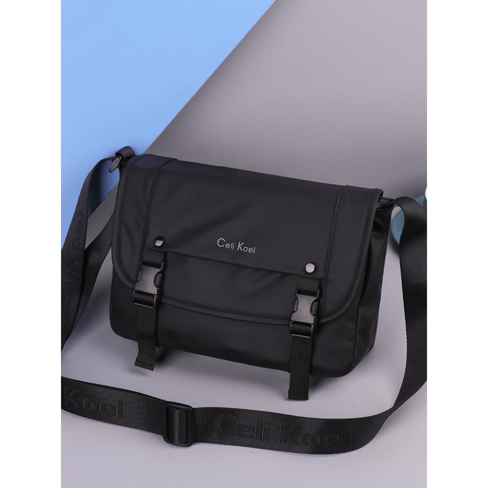 Bolsa de ombro masculina bolsa mensageiro Horizontal à prova dwaterproof água grande capacidade trabalho Commuter saco d