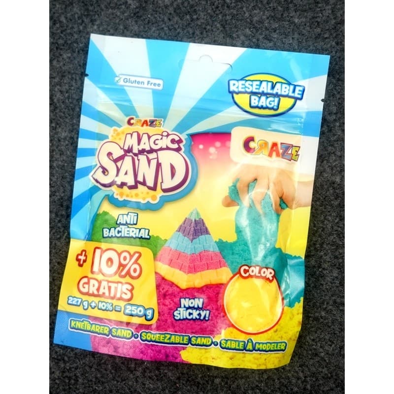 Pedido ao ar livre crianças cor areia crianças espaço areia brinquedos Indoor areia mágica descompressão 250G pacote de