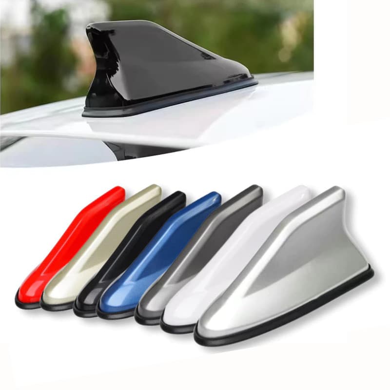 Antena Shark Automotiva Universal, Tipo Barbatana de Tubarão para Teto de Carro, Rádio e Sinal 17cm*7,5cm*6cm