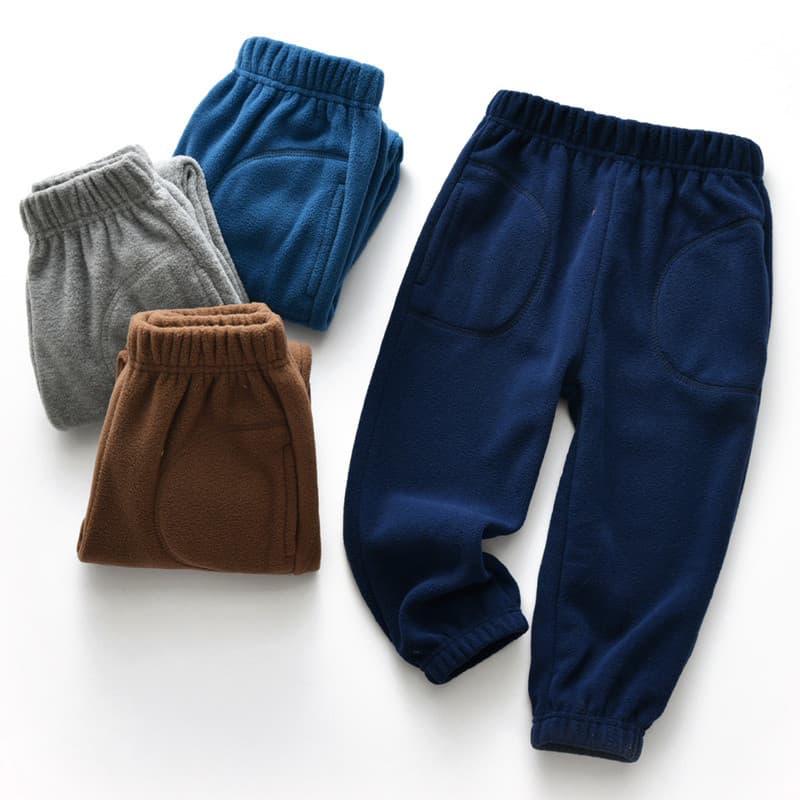 2025 primavera outono novo estilo roupas infantis velo calças compridas meninos meninas velo Sweatpants ao ar livre calç