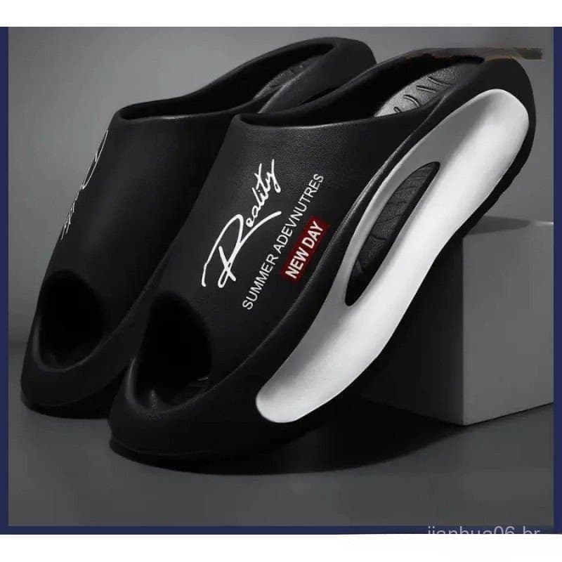 Chinelos Antiderrapantes de Moda Masculina e Feminina, Chinelos de Casal em EVA, 2 Cores, Tamanhos 36-45