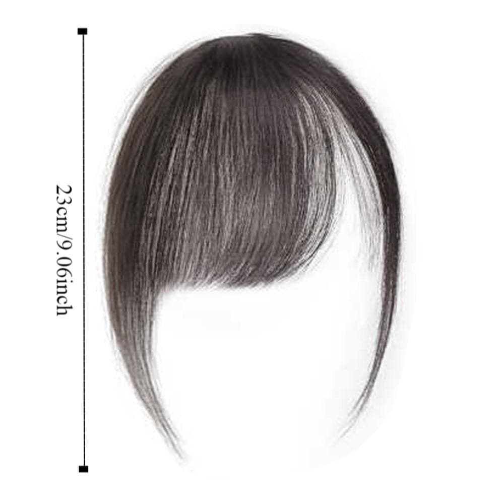 SOMEDAYZL0M Franja Lateral De Cabelo Humano , Extensão Reto , Franjas Frontais Invisíveis Naturais
