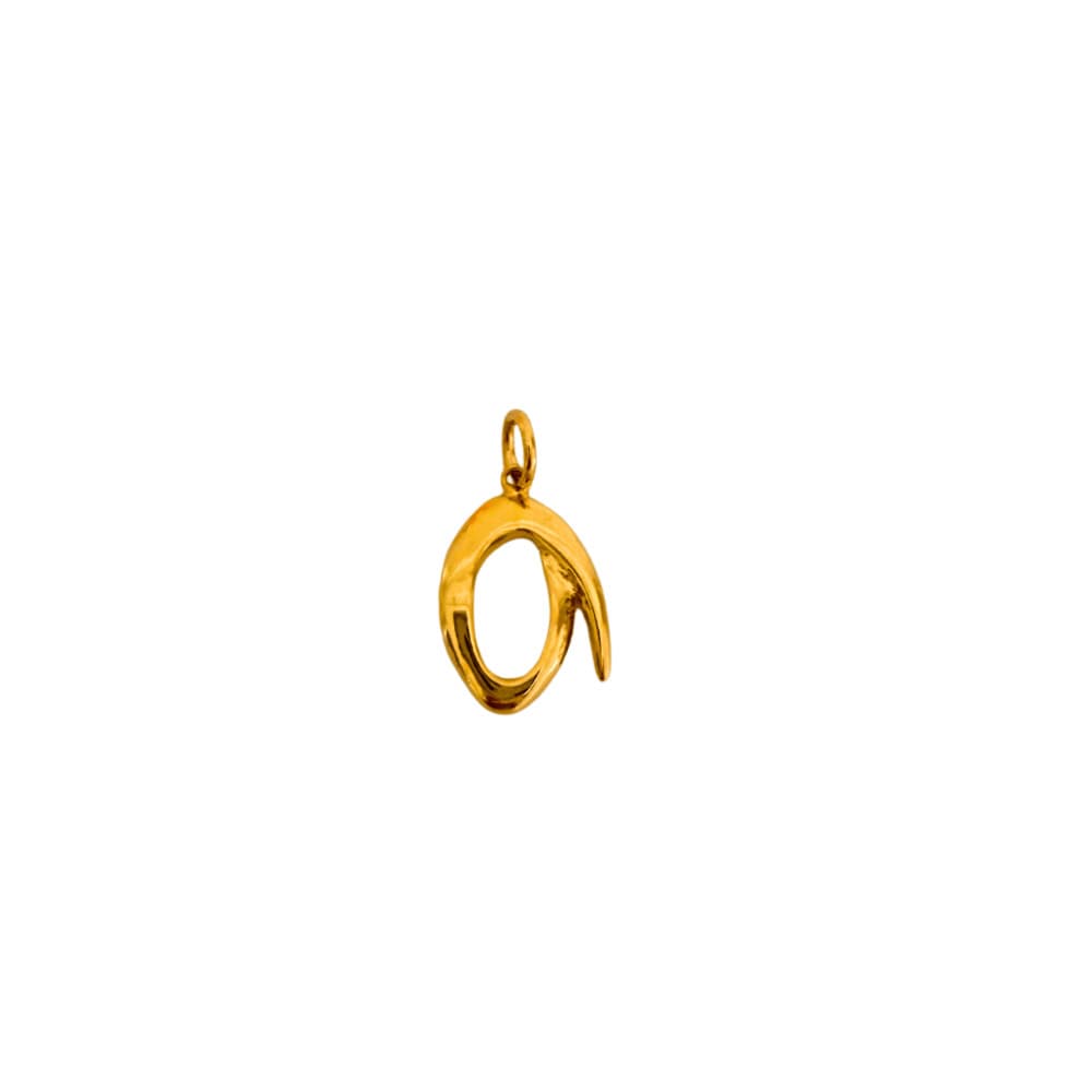 Pingente Feminino Forma Banhado a Ouro 18k - Pingente Minimalista - Semijoia