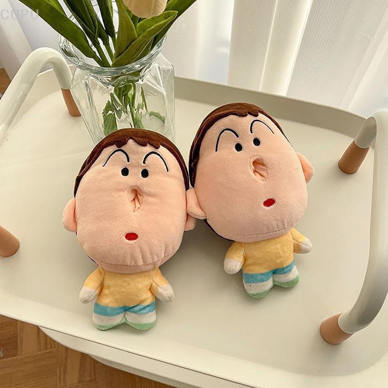 [CU] Caixas De Tecido Crayon Brinquedos De Pelúcia Boochan Caixa Macio De Desenho Animado Guardanapo De Papel Suporte De