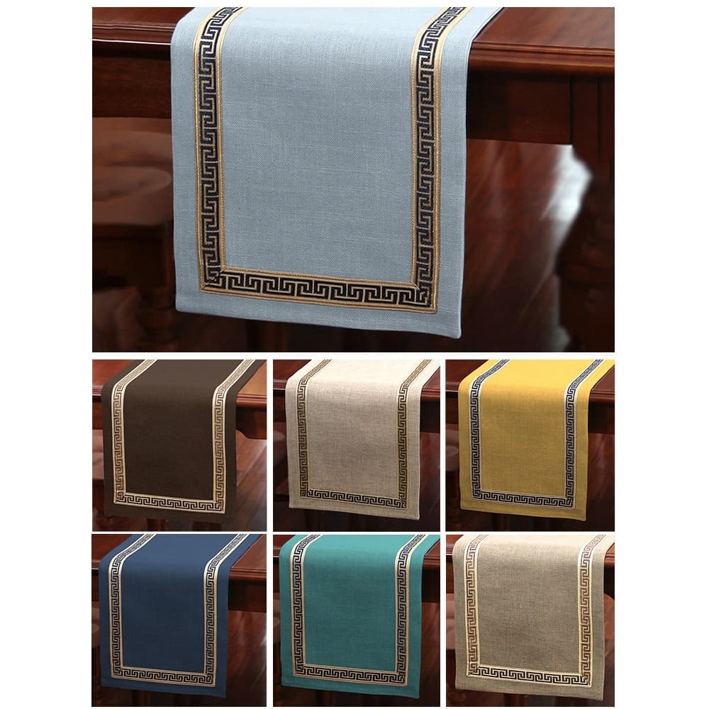 Bandeira de chá chinesa americana pano Zen tapete mesa de café toalha de mesa moderna simples nórdica cama bandeira mesa