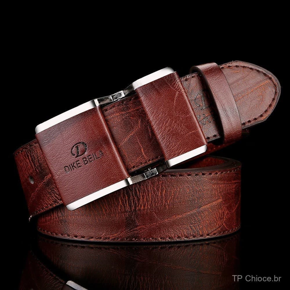 Cinto masculino de couro sintético com logotipo QQ, adequado para combinar com jeans de cor sólida, disponível em 4 core